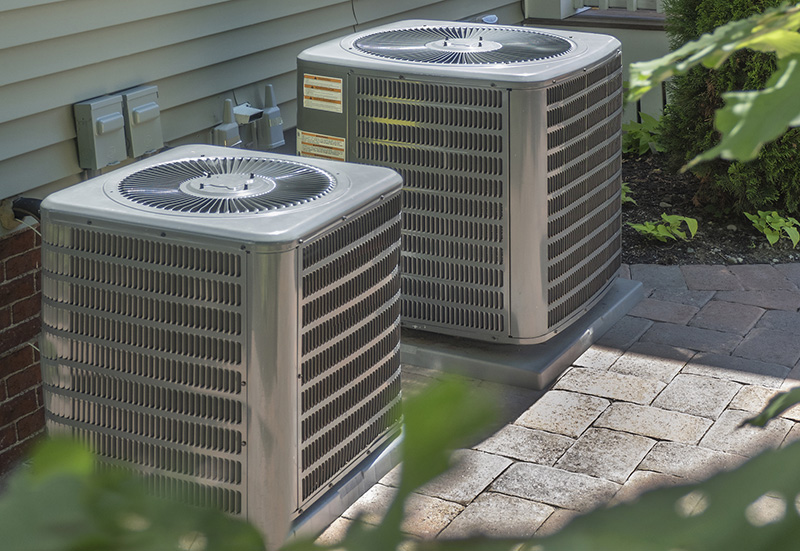 HVAC heating and air conditioning units