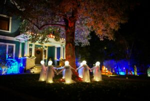 holiday light display outdoor lighting